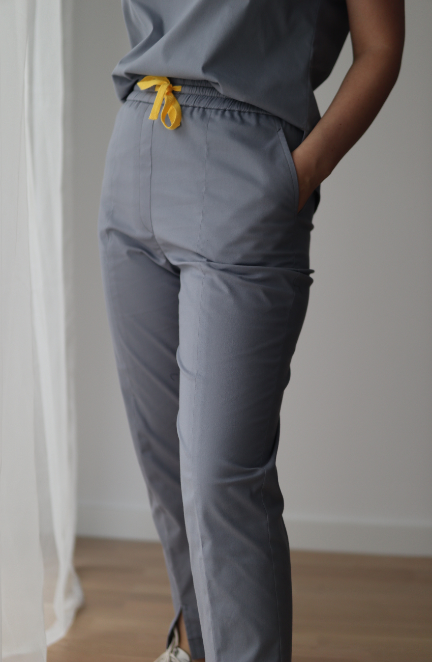 Pantaloni medicali casual cu elastic - DR. BLA SCRUBS