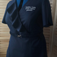Bluza medicala eleganta volane