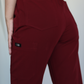 Pantaloni medicali elastici slim talie inalta