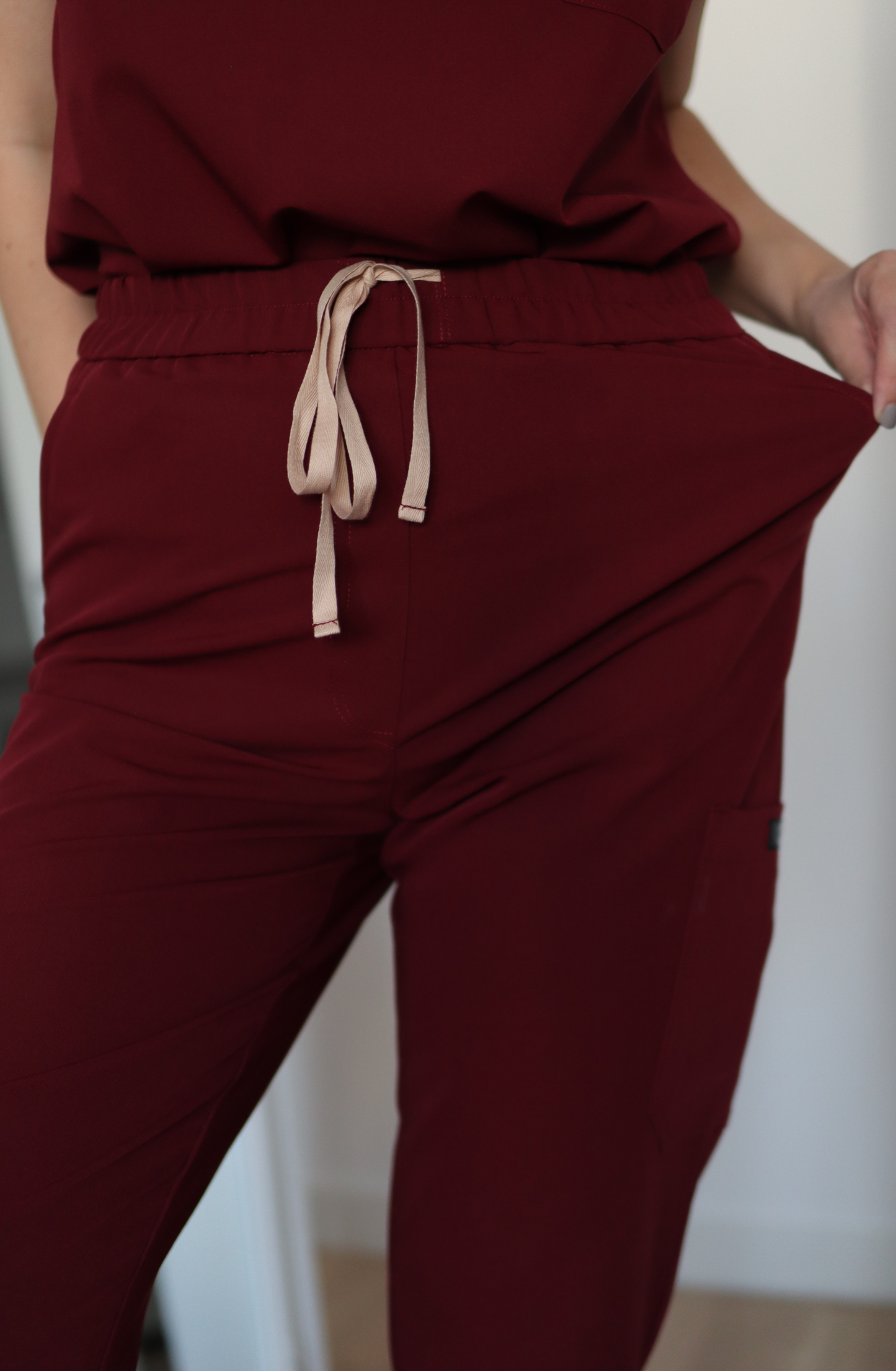 Pantaloni medicali elastici stretch snur