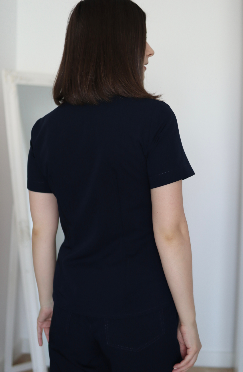 Costum medical elastic bleumarin