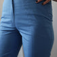 Pantaloni medicali damă eleganți cu fermoar