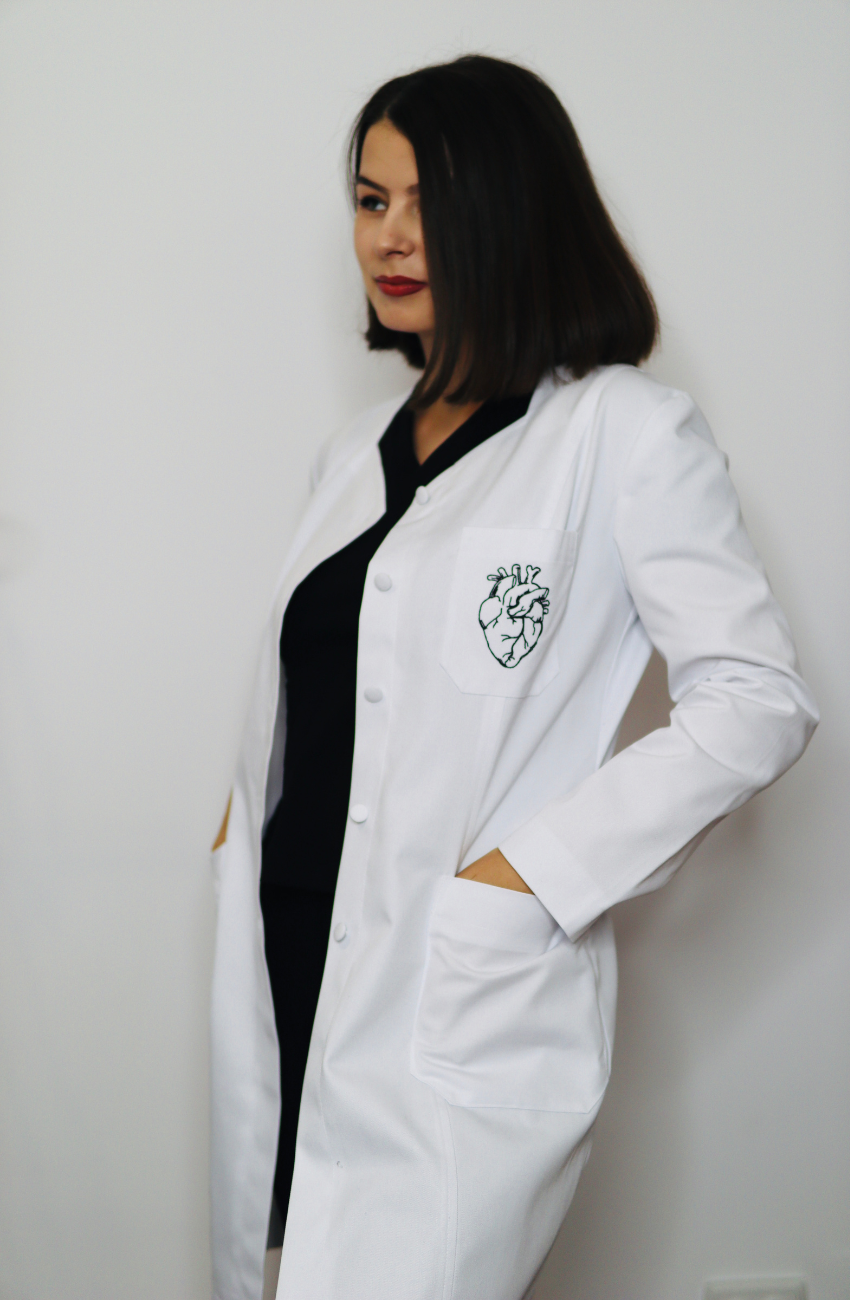 Halat medical Simple - DR. BLA SCRUBS